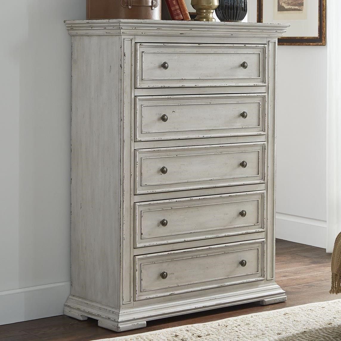 Grey vintage 2025 chest of drawers